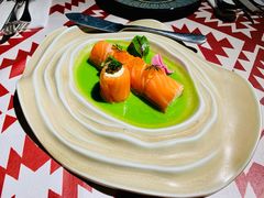 烟熏挪威三文鱼卷配红鱼籽酱-格鲁·秀色Georgia’s Feast