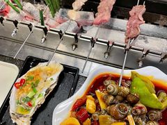 掌中宝-長壹旋转烤吧 农家鸡火锅