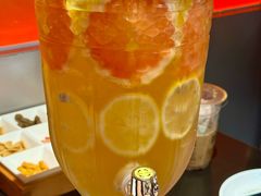 柠檬冰桔茶-探鱼·鲜青椒爽麻烤鱼(西南商都店)