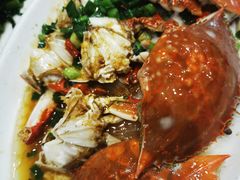 葱油梭子蟹-金海湾海鲜排档(朱家尖店)