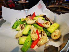 巴鱼炒胜瓜-飞尝蚝·顺德菜·鱼生(顺德总店)
