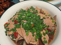 韭菜花蛤炝猪肝-三玛璐酒楼(汉口路店)