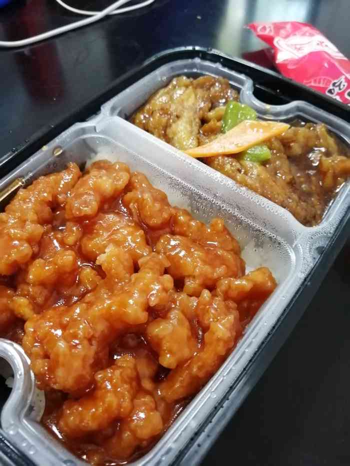 老饭盒炖肉(第6档口 美食门美食城店)-"点了土豆炖牛肉 烧茄子套餐