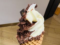 巧克力香草双拼冰淇淋-GODIVA(景枫中心店)