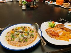 咸蛋海参蒸肉饼-新骏景万豪酒店·万豪中餐厅