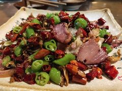 鸡枞菌炒火腿-宋记冕宁土菜馆(海门渔村二店)