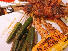 烤秋葵-平娃三宝烧烤·面食(南小街店)