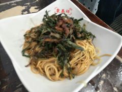 开洋葱油拌面加蛋皮汤-东泰祥生煎馆(长宁路店)