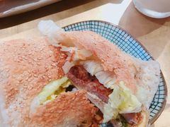 猪排蛋烧饼-桃园眷村(万象天地店)