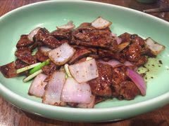京葱爆猪肝-虎哥私房菜(馒头山店)