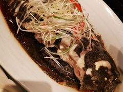 清蒸多宝鱼-北京老铺烤鸭(高新店)
