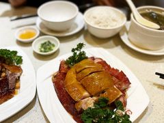 叉烧拼油鸡-香港新发烧腊茶餐厅(书城店)