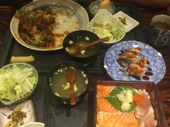 三文鱼定食-石屋料理(南京西路店)