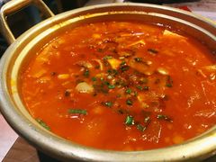 韩式辣白菜汤-老炉家木炭烤肉(长江国际店)
