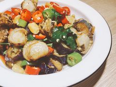 紫山茄拌扇贝-味莊·青岛菜(云霄路店)