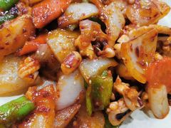 辣炒鱿鱼-贤花饭店(城阳店)