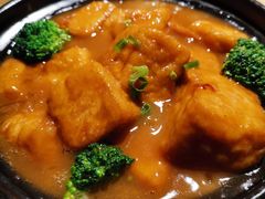 自制鲍汁豆腐煲-李记潮汕砂锅粥(营福路店)