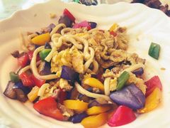 茄子肉丁鸡蛋拌面-文三里屯面馆(三里屯店)