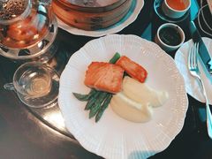 香煎三文鱼午市套餐-上海柏悦酒店·世纪100牛排馆