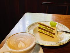 青提蜜瓜奶油蛋糕-竹子咖啡bamboo coffee
