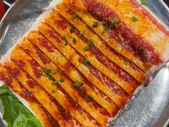 调味牛五花肉-青瓦炭韩潮烤肉(花园道店)