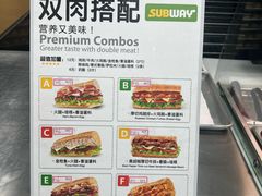 菜单-SUBWAY赛百味(浦东机场店)