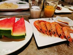 泰式黑虎虾-大渔铁板烧(花园道店)