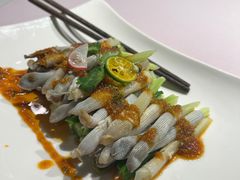 秋葵拌沙虫-黑明餐厅(白鹭洲店)
