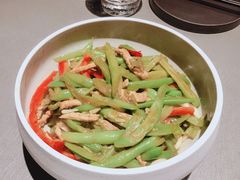 豆角丝炒肉拌转百刀-日上三甘(三里屯店)