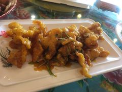 特色锅包肉-闯关东东北农家菜(崂山石老人店)
