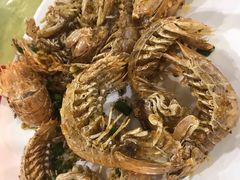 椒盐濑尿虾-红月湾海鲜饭店•沙滩海景(双月湾店)