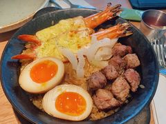 灵魂牛香拌饭配芝士大虾-Bco豆库(苏州中心店)