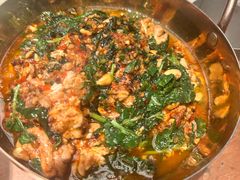 细嫩无边薄荷猪脑-浩海火燒雲傣家菜(芮欧百货店)