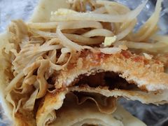 烧饼夹鸡排-烧饼夹全部大饼夹一切