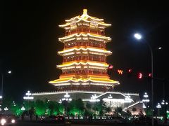夜景-门城湖公园