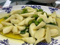 茭白炒毛豆-得意楼蒸菜馆