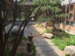 客房旁边的庭院-北京古北水镇御舍温泉酒店
