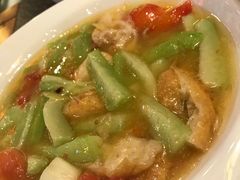 丝瓜烩油条-万重锦·人文川菜馆(骡马市店)