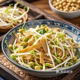 【猫曰】黄豆芽拌豆皮