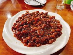 茄子烧肉-三居鲁味坊黄焖鸡(山大路店)