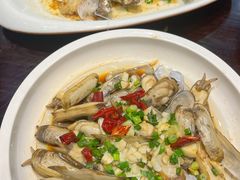 葱油蛏子-健眺小海鲜(临海后山店)