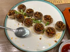 香煎口蘑配素肉碎-素心小筑(后沙裕镇店)