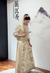 -懿沉香中式嫁衣礼服秀禾服龙凤褂马来褂旗袍总店