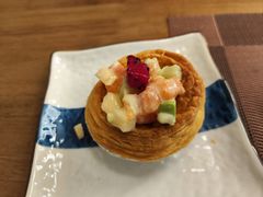三文鱼芒果塔-福樱兰海鲜放题铁板烧(加州店)