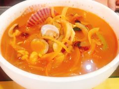 辣海鲜面-淘淘园·韩式手工炸酱面(井亭天地店)