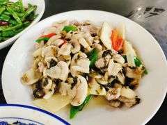 雪菜蘑菇肉片-听风阁农家私房菜茶楼(龙坞店)