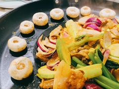 烤肉-贵州辣子鸡番茄鸡