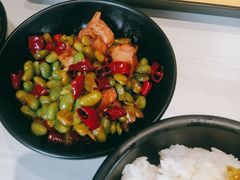 毛豆辣子鸡超值晚餐-老娘舅(文晖路店)
