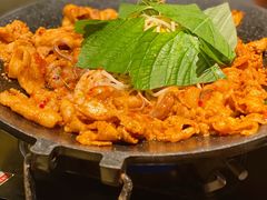 铁板章鱼五花肉-春熙台韩国料理·章鱼肥牛(西丽店)
