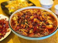 水煮肉片-胖太太四川麻辣排骨串(镇江路分店)